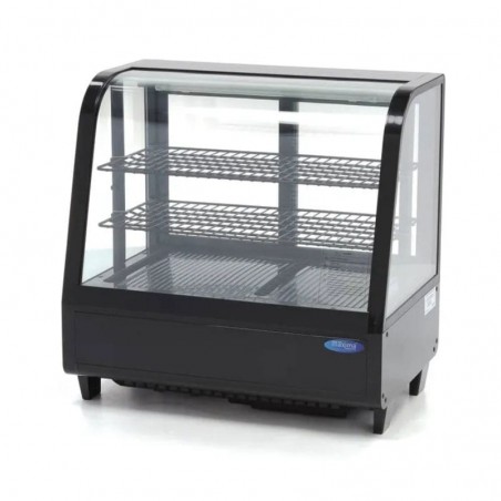 Vitrina refrigerada de sobremesa 100 litros con puerta corredera trasera Maxima