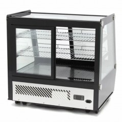 Vitrina refrigerada de sobremesa 125 litros con puertas correderas delanteras y traseras Maxima