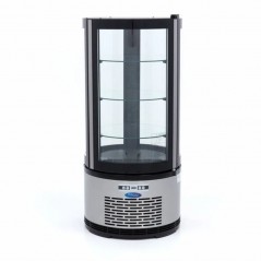Vitrina expositora refrigerada redonda de sobremesa 100 litros Maxima
