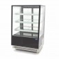 Vitrina refrigerada expositora sobre ruedas en negro Maxima Vitrina refrigerada expositora sobre ruedas en negro Maxima
