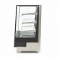 Vitrina refrigerada expositora sobre ruedas en negro Maxima Vitrina refrigerada expositora sobre ruedas en negro Maxima