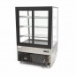 Vitrina refrigerada expositora sobre ruedas en negro Maxima Vitrina refrigerada expositora sobre ruedas en negro Maxima