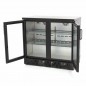 Nevera expositora baja para bebidas con puertas batientes Maxima Nevera expositora baja para bebidas con puertas batientes Maxima