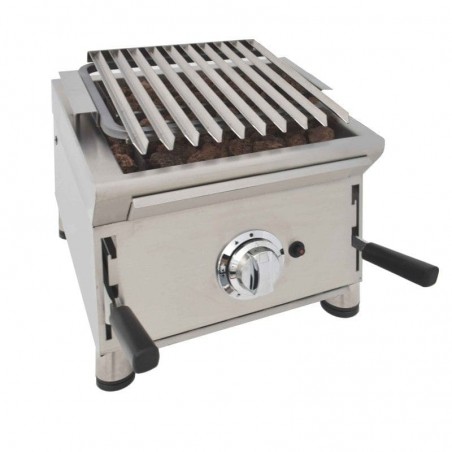 Barbacoa a gas regulable 3 alturas con piedra volcánica Línea 600 Arilex
