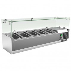 Vitrina GN1/4 Cúpula de Vidrio Pekín