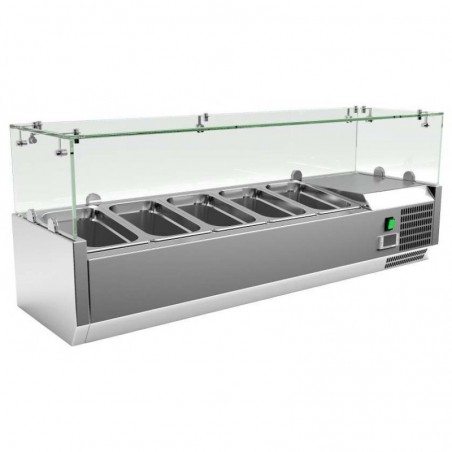 Vitrina GN1/4 Cúpula de Vidrio Pekín