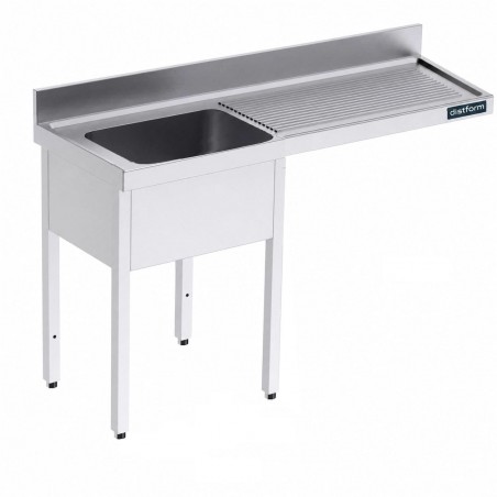 Fregadero industrial para lavavajillas con bastidor Distform