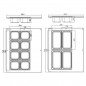 Mesa refrigerada de sobremesa para ensaladas 8 GN1/6 Maxima