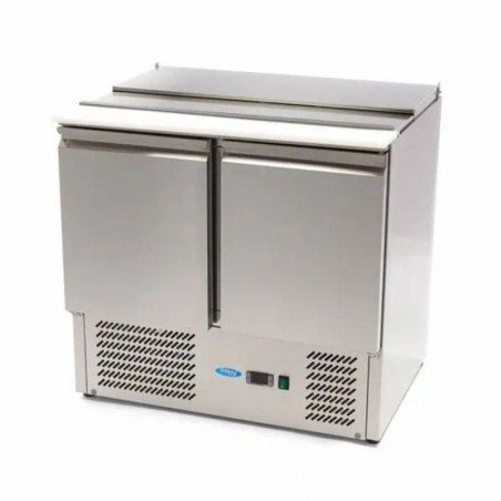 Mesa refrigerada para ensaladas 257 litros y dos puertas Maxima