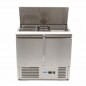 Mesa refrigerada para ensaladas 257 litros y dos puertas Maxima Mesa refrigerada para ensaladas 257 litros y dos puertas Maxima