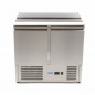 Mesa refrigerada para ensaladas 257 litros y dos puertas Maxima Mesa refrigerada para ensaladas 257 litros y dos puertas Maxima