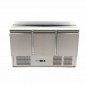 Mesa refrigerada para ensaladas 400 litros y tres puertas Maxima Mesa refrigerada para ensaladas 400 litros y tres puertas Maxima