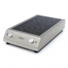 Cocina por inducción de sobremesa con 2 quemadores fondo 700 Maxima