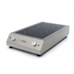 Cocina por inducción de sobremesa con 2 quemadores fondo 700 Maxima