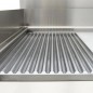 Plancha inducción doble lisa y ranurada con soporte fondo 700 Maxima Plancha inducción doble lisa y ranurada con soporte fondo 700 Maxima