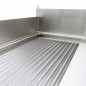 Plancha inducción doble lisa y ranurada con soporte fondo 700 Maxima Plancha inducción doble lisa y ranurada con soporte fondo 700 Maxima