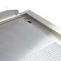 Plancha inducción doble lisa y ranurada con soporte fondo 700 Maxima Plancha inducción doble lisa y ranurada con soporte fondo 700 Maxima