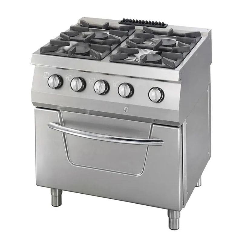 Cocina a gas 4 fuegos y horno fondo 700 Heavy Duty Maxima Cocina a gas 4 fuegos y horno fondo 700 Heavy Duty Maxima