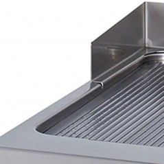 Plancha eléctrica lisa doble fondo 900 Premium Maxima