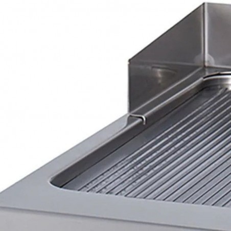 Plancha eléctrica lisa doble fondo 900 Premium Maxima
