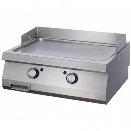 Plancha a gas doble cromo liso fondo 700 Heavy Duty Maxima