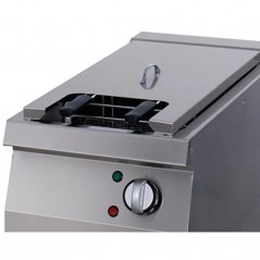 Freidora eléctrica 2 cubas 22+22 litros con grifo de vaciado fondo 900 Premium Maxima