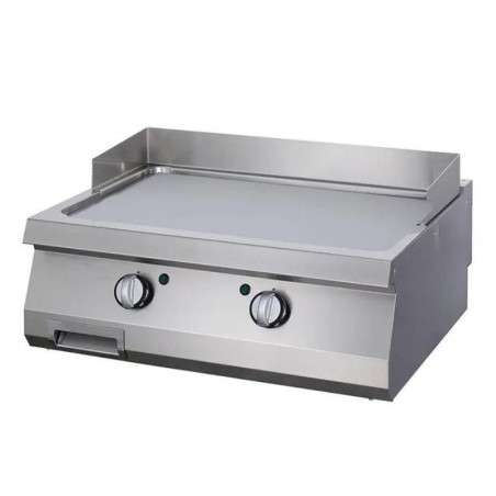 Plancha eléctrica sobremesa doble lisa fondo 700 Heavy Duty Maxima