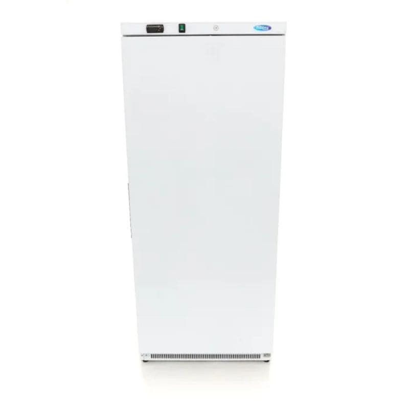 Armario refrigerado 600 litros con 4 estantes ajustables y ruedas traseras Maxima Armario refrigerado 600 litros con 4 estantes ajustables y ruedas traseras Maxima