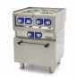 Cocina eléctrica con 4 fuegos y horno fondo 600 Maxima