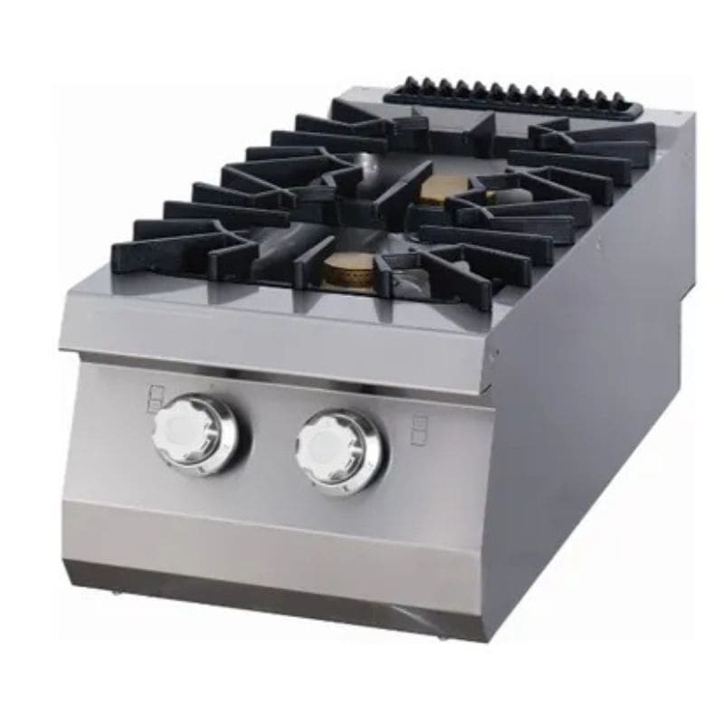 Cocina a gas sobremesa 2 fuegos fondo 900 Premium Maxima Cocina a gas sobremesa 2 fuegos fondo 900 Premium Maxima