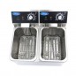 Freidora eléctrica doble de sobremesa 4+4 litros Maxima Freidora eléctrica doble de sobremesa 4+4 litros Maxima