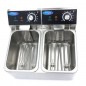 Freidora eléctrica doble de sobremesa 4+4 litros Maxima Freidora eléctrica doble de sobremesa 4+4 litros Maxima