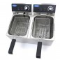 Freidora eléctrica doble de sobremesa 8+8 litros Maxima