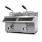 Freidora eléctrica doble de sobremesa con grifo 8+8 litros Maxima Freidora eléctrica doble de sobremesa con grifo 8+8 litros Maxima