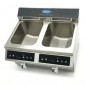 Freidora eléctrica doble de sobremesa con grifo 8+8 litros Maxima Freidora eléctrica doble de sobremesa con grifo 8+8 litros Maxima
