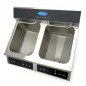 Freidora eléctrica doble de sobremesa con grifo 8+8 litros Maxima Freidora eléctrica doble de sobremesa con grifo 8+8 litros Maxima