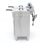 Freidora eléctrica doble con mueble zona fría y grifo 16+16 litros Maxima Freidora eléctrica doble con mueble zona fría y grifo 16+16 litros Maxima