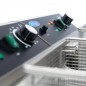 Freidora eléctrica doble con mueble zona fría y grifo 16+16 litros Maxima Freidora eléctrica doble con mueble zona fría y grifo 16+16 litros Maxima