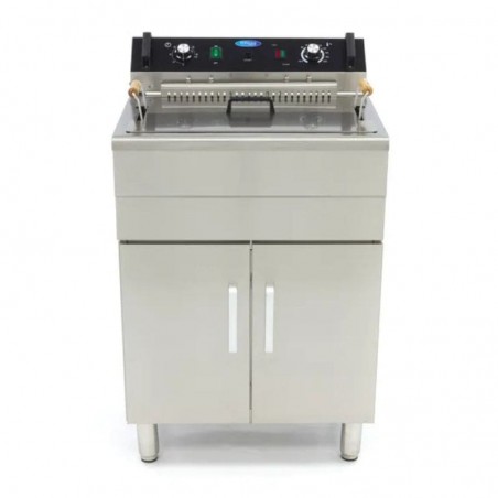 Freidora eléctrica con mueble y grifo 30 litros Maxima