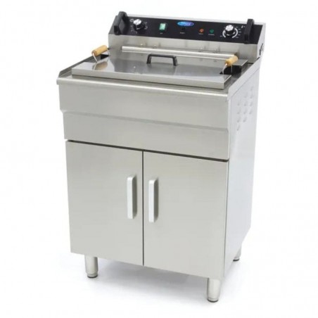 Freidora eléctrica con mueble y grifo 35 litros Maxima