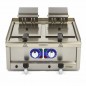 Freidora eléctrica doble profesional de sobremesa 10+10 litros con zona fría y grifo Serie 600 Maxima Freidora eléctrica doble profesional de sobremesa 10+10 litros con zona fría y grifo Serie 600 Maxima