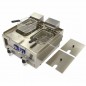Freidora eléctrica doble profesional de sobremesa 10+10 litros con zona fría y grifo Serie 600 Maxima Freidora eléctrica doble profesional de sobremesa 10+10 litros con zona fría y grifo Serie 600 Maxima