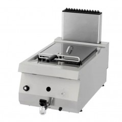 Freidora a gas de sobremesa con grifo de vaciado 12 litros fondo 700 Heavy Duty Maxima