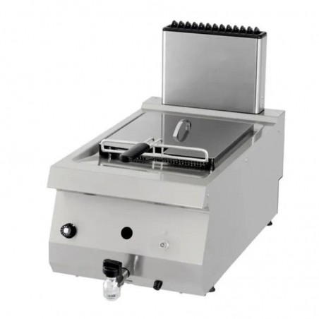 Freidora a gas de sobremesa con grifo de vaciado 12 litros fondo 700 Heavy Duty Maxima