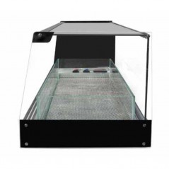 Vitrina refrigerada expositora pescado y marisco con cristal recto. Modelo ICE