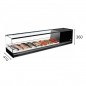 Vitrina refrigerada expositora pescado y marisco con cristal recto. Modelo ICE Vitrina refrigerada expositora pescado y marisco con cristal recto. Modelo ICE