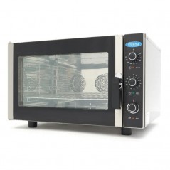 Horno combinado vapor con doble ventilador para 4 bandejas GN 1/1 Maxima