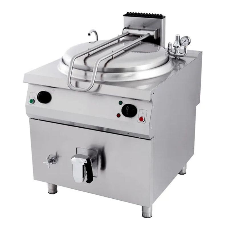 Marmita eléctrica 160 litros con calor indirecto Premium Maxima