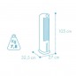 Climatizador evaporativo TOWER 15 m2 MCONFORT Climatizador evaporativo TOWER 15 m2 MCONFORT