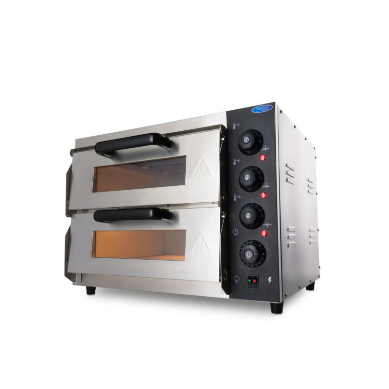 Horno para Pizza - para 2 Pizzas de Ø40cm - Cubierta Doble Horno para Pizza - para 2 Pizzas de Ø40cm - Cubierta Doble
